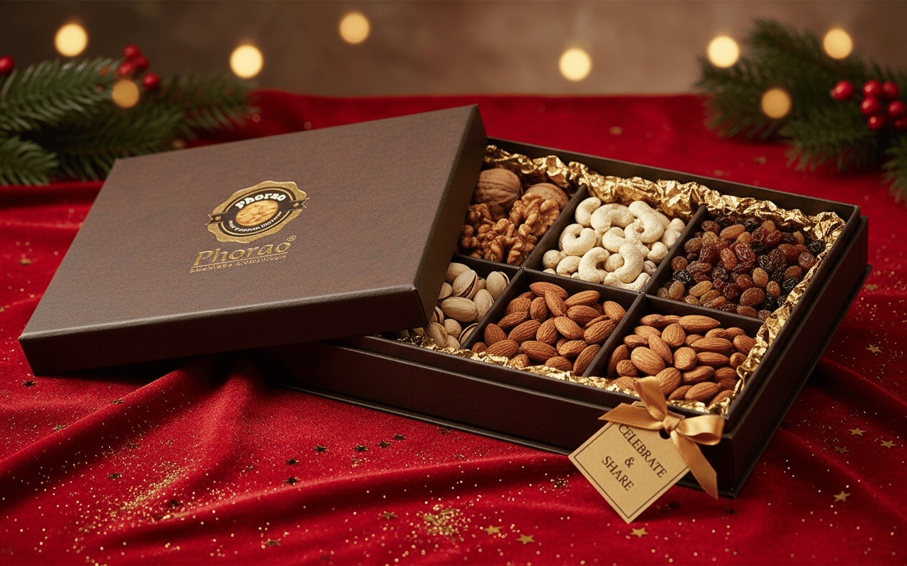 Phoran 250 GM - 50 GM EACH PACK OF 5 - Premium Assorted Combo Dry Fruits for Celebrations