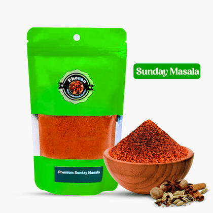 300 GM Phoran Masala Combo Pack - 100 gm each - Garam Masala, Pav Bhaji MAsala & Sunday Masala | Phoran