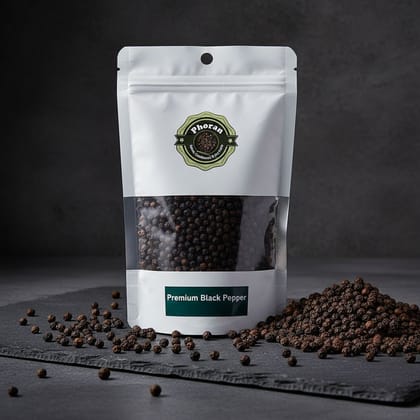 Buy Black Pepper Kali Mirch Online India - Whole Peppercorns | Phoran